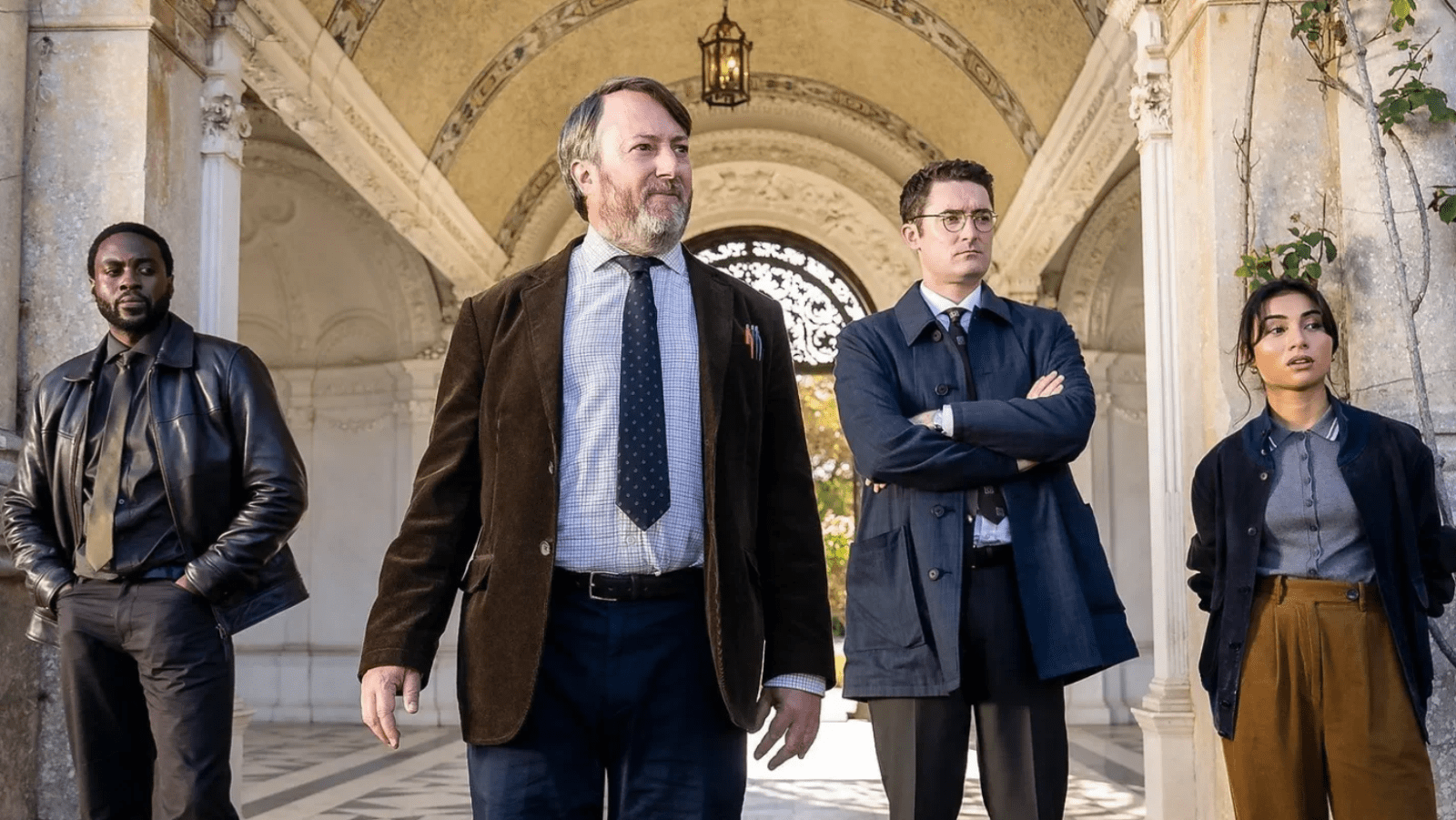 John Taylor joins the Cambridge police as a crime scene consultant in ‘Ludwig’ Season 2 (Image Source: BritBox)