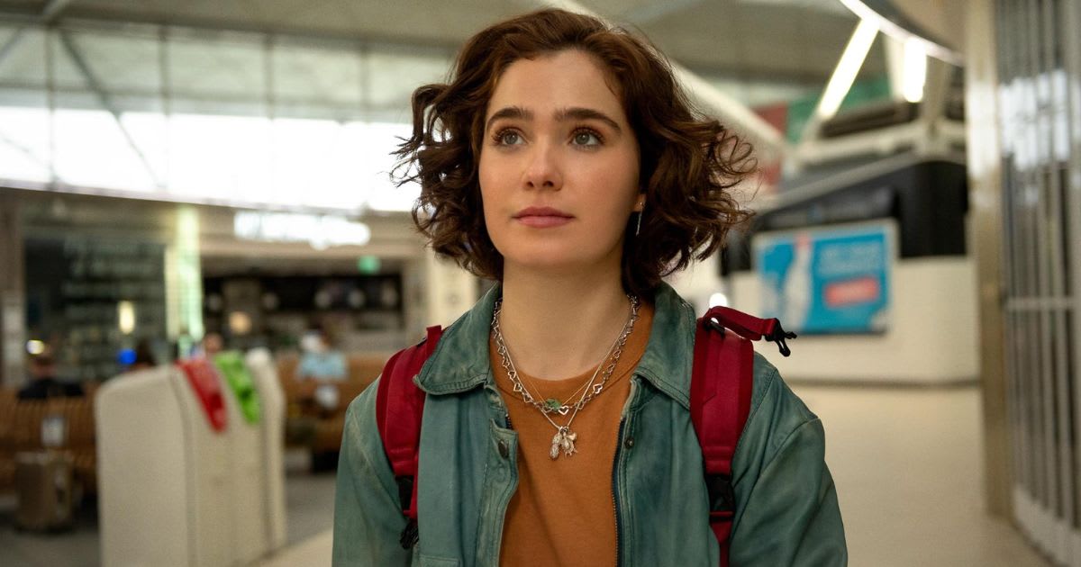 Haley Lu Richardson in a still from 'Love at First Sight'