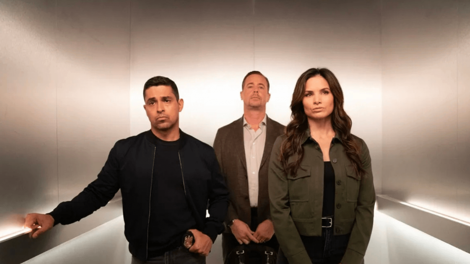 A still of Jessica, Nick and Tim from 'NCIS'