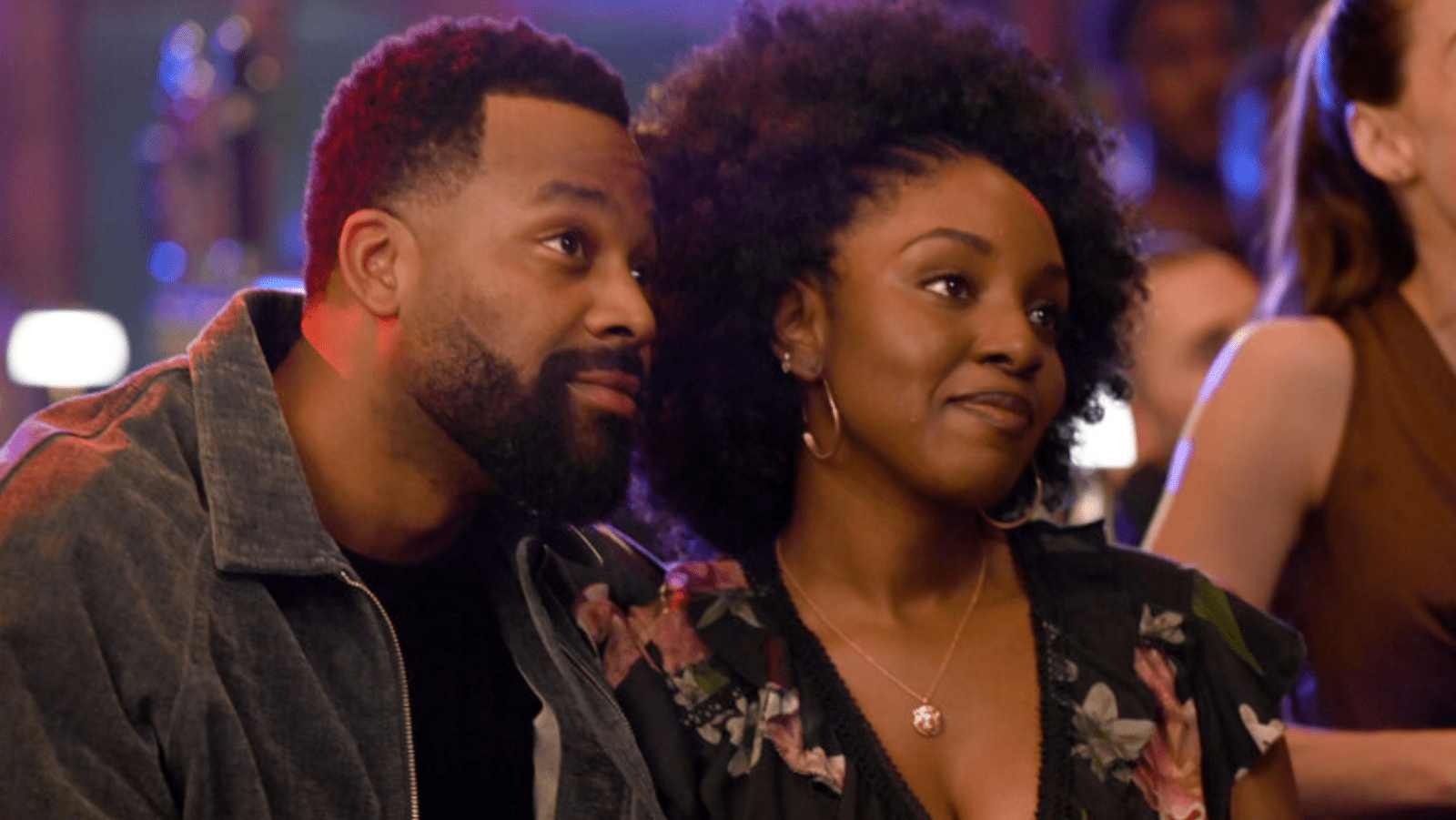 A still of Kevin and Tasha from 'Chicago PD'